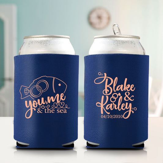 You Me and the Sea Koozie