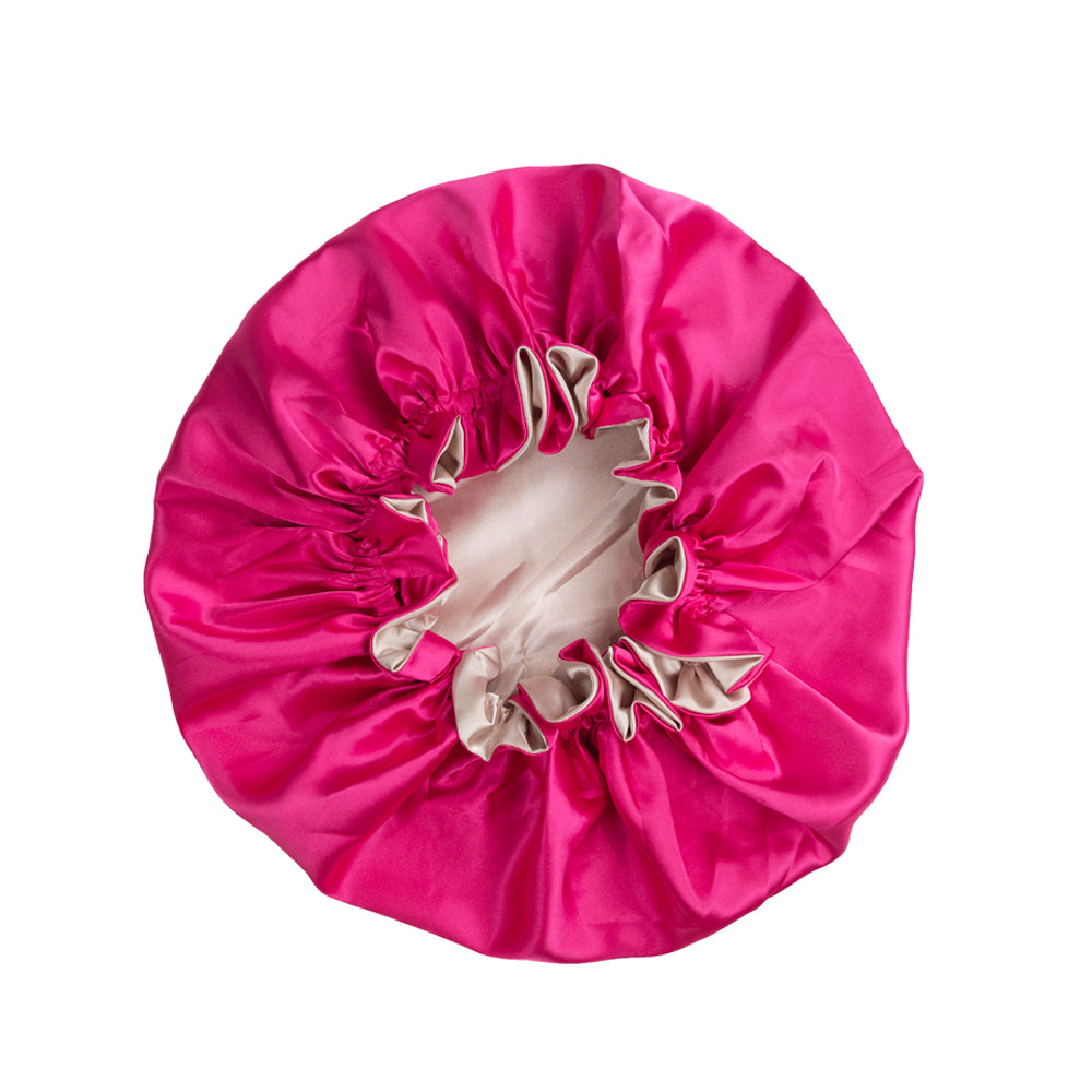 Hot Pink Satin Custom Bride Pretty Robes