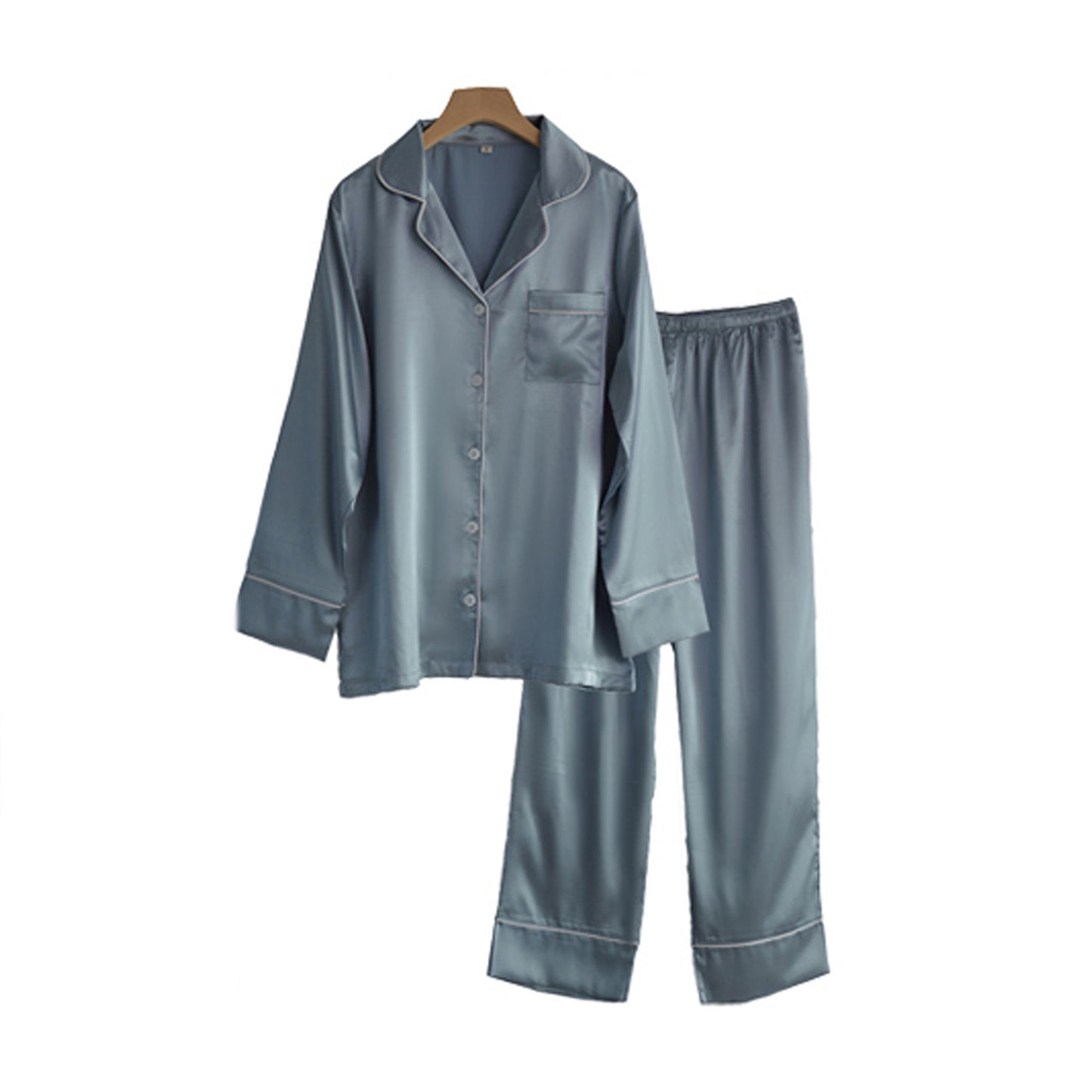 Pajama Pant Set - Dusty Blue
