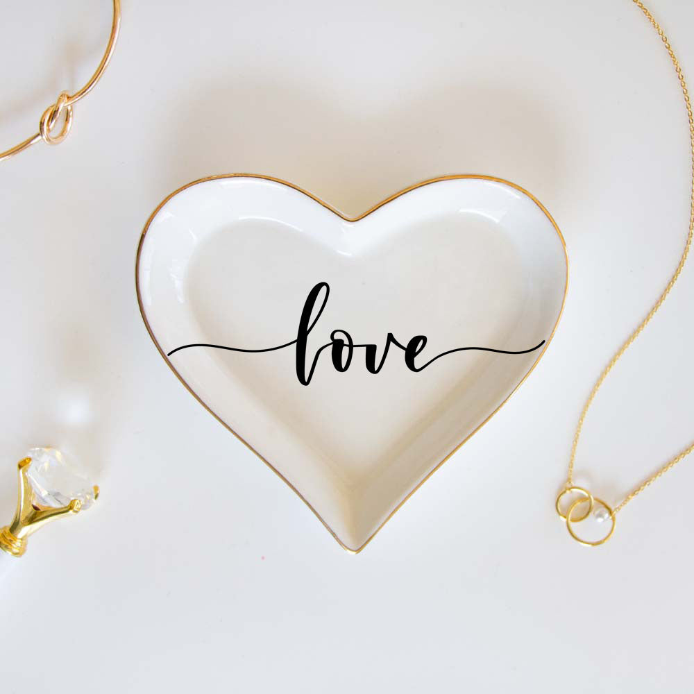 Personalized Love Ring Dish for Wedding