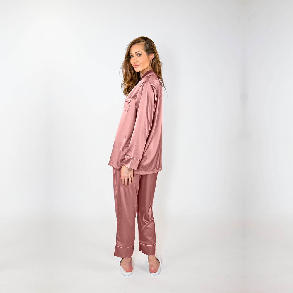 Pajama Pant Set - Dusty Rose