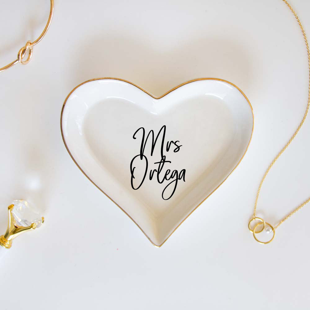 Mrs Ring Dish for Engagement Rings