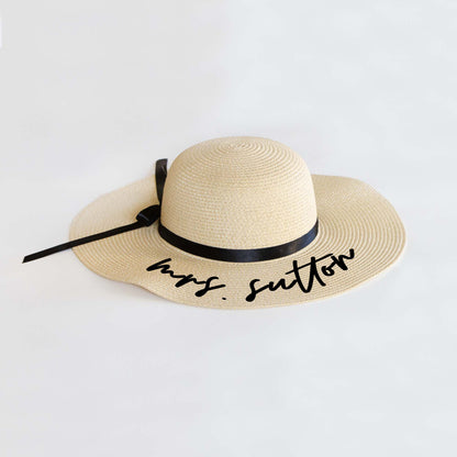 Customized Mrs. Beach Hat