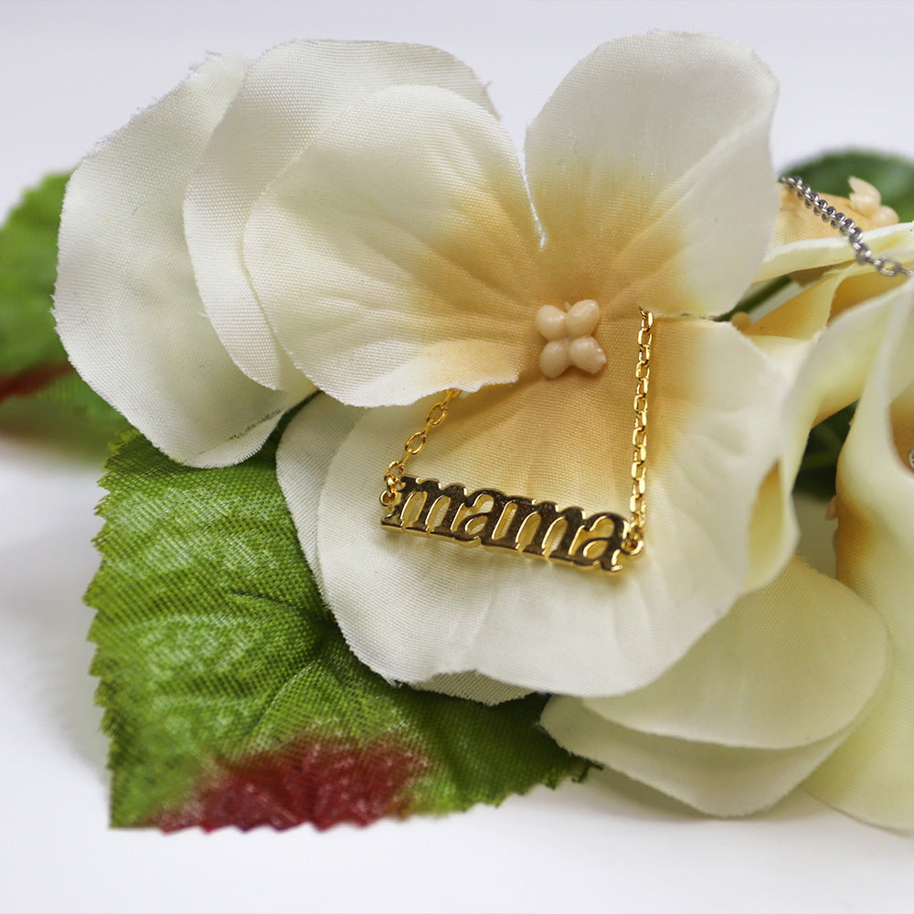 Dainty Mama Gold and White Gold Plated Bracelet