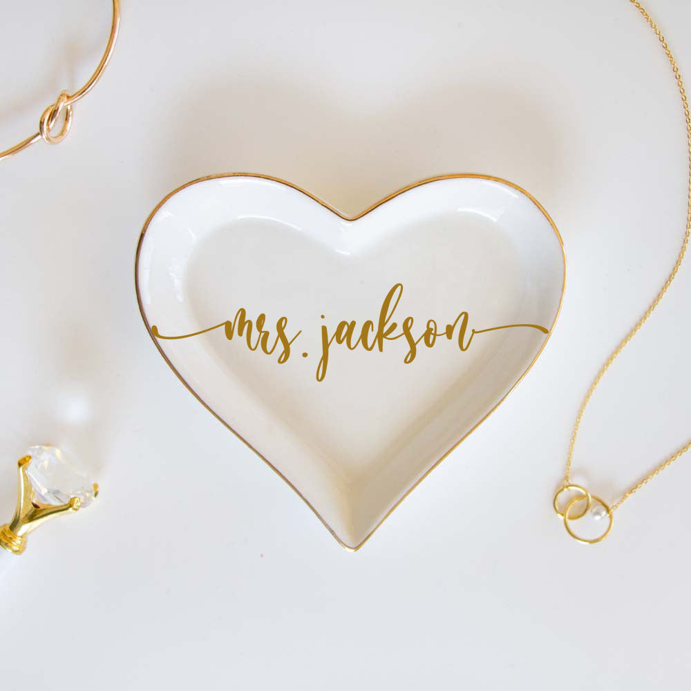 Wedding Mrs. Ring Dish