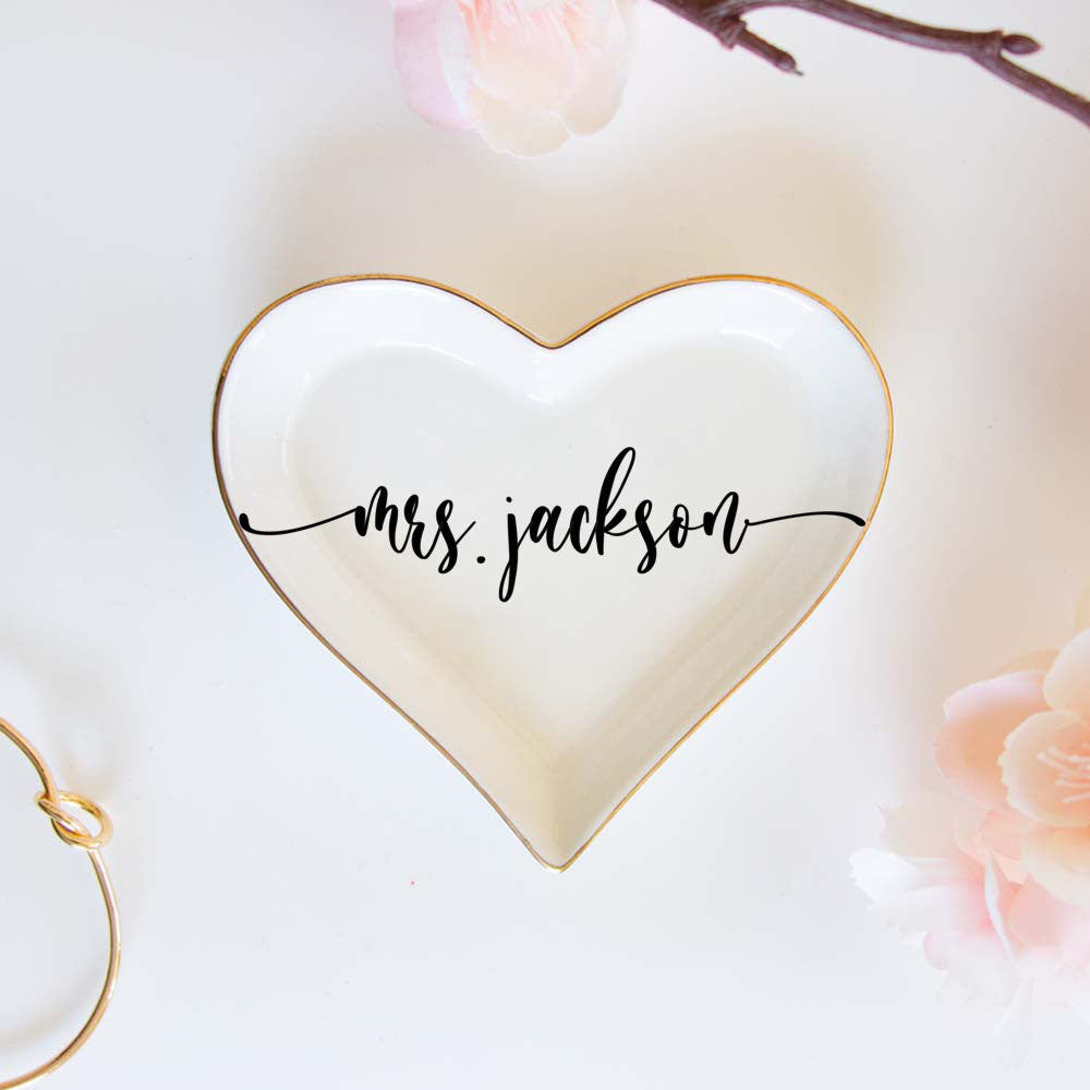Wedding Mrs. Ring Dish