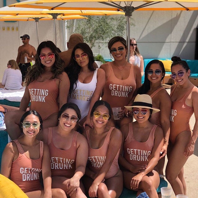 Getting Married & Getting Drunk Bride Swimsuit