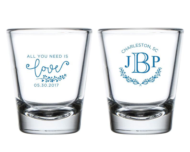 Personalized Wedding Shot Glasses (8)