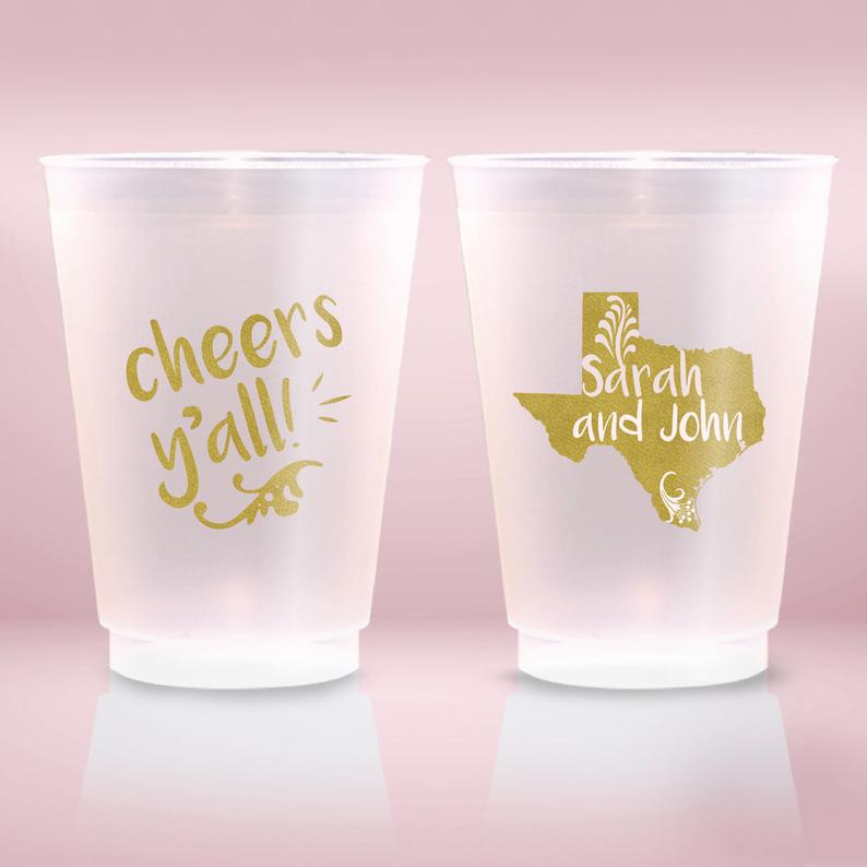 Wedding Frosted Cup (180)