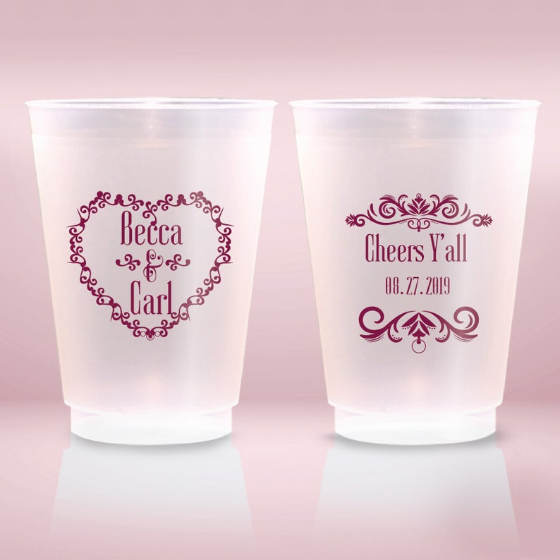 Wedding Frosted Cup (136)