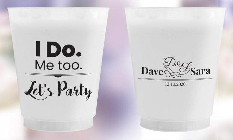 Wedding Monogram Cups (ed)