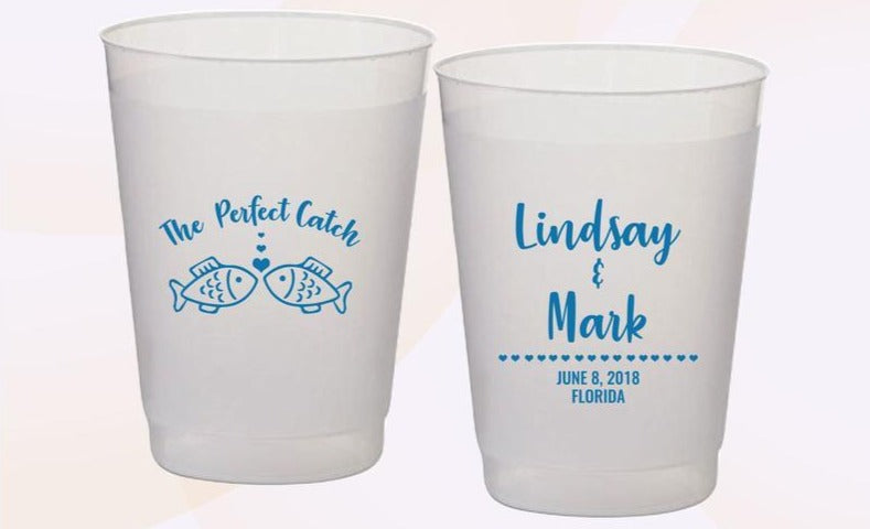 Beach Wedding Frosted Cup (183)