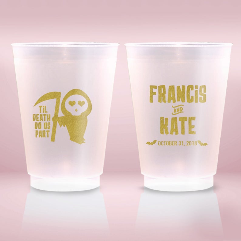 Custom Wedding Frosted Cups (237)