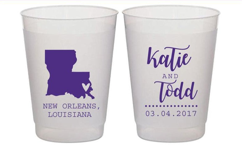 Custom State Frosted Cups (4)
