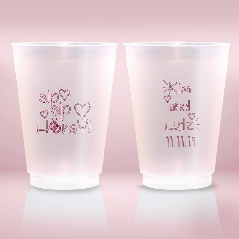 Customized Frosted Cup (134)