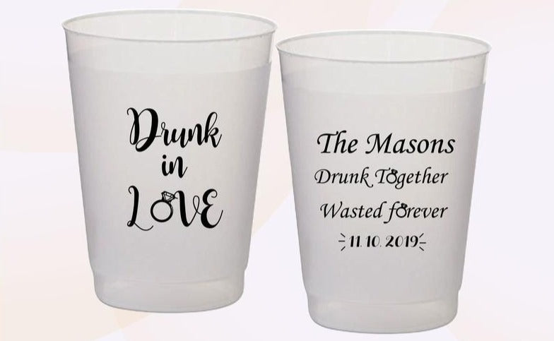 Wedding Frosted Cup (143)
