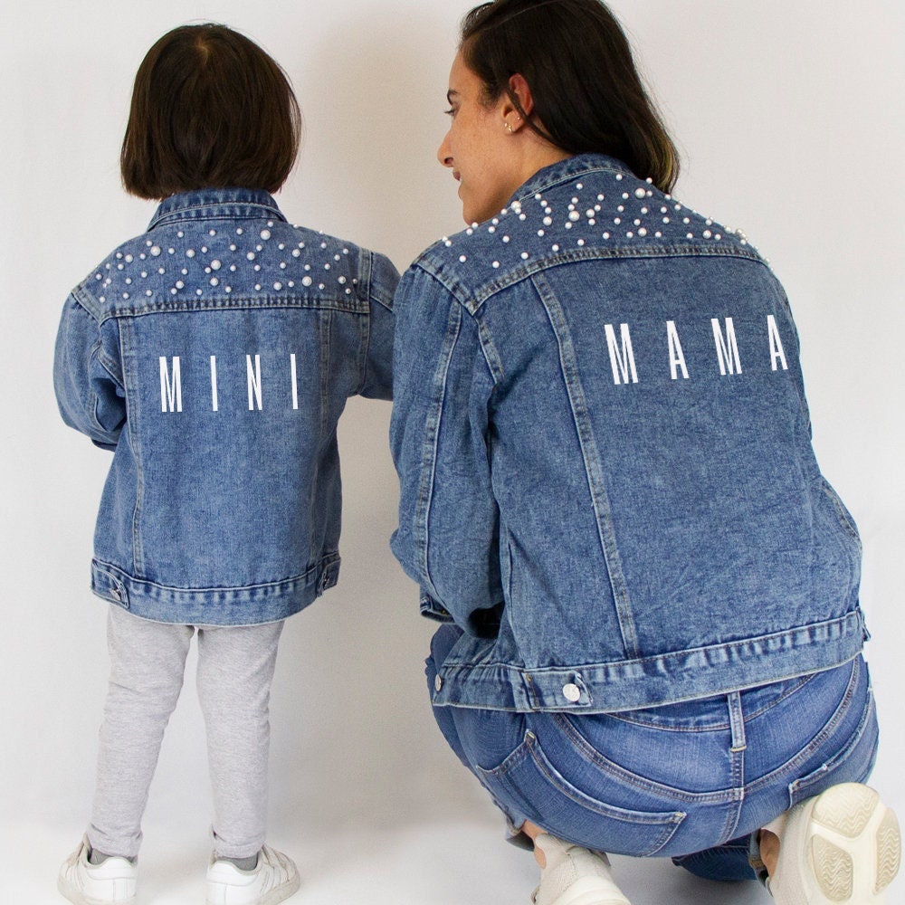 Parent and child matching jean outlet jackets