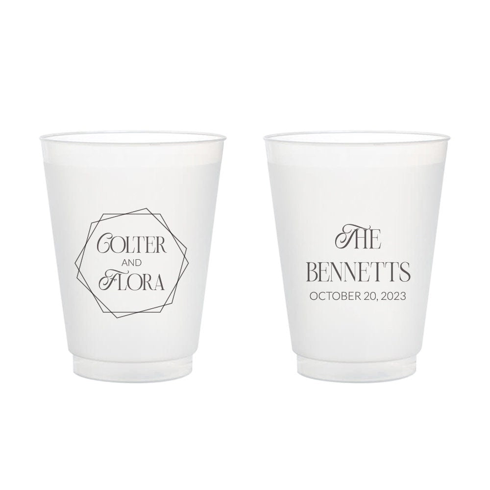 Custom Frosted Cups Wedding Gifts (377)