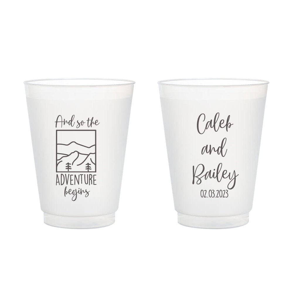 Frosted Cups Wedding Favors (379)