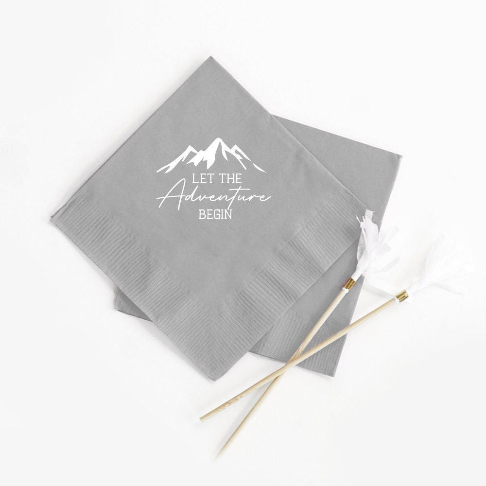 Let The Adventure Begin Paper Napkins (24)