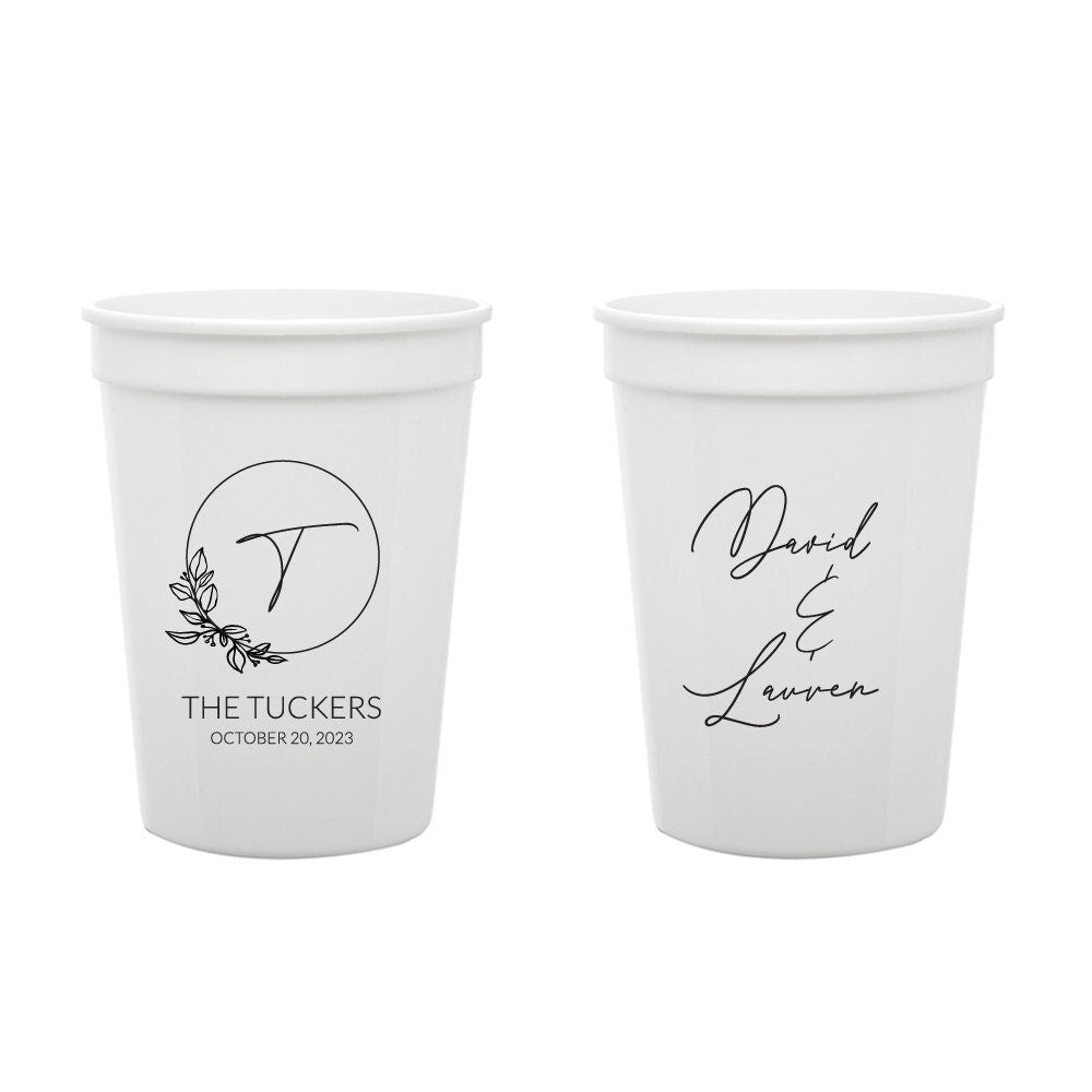 Personalized Wedding Stadium Cups (145)