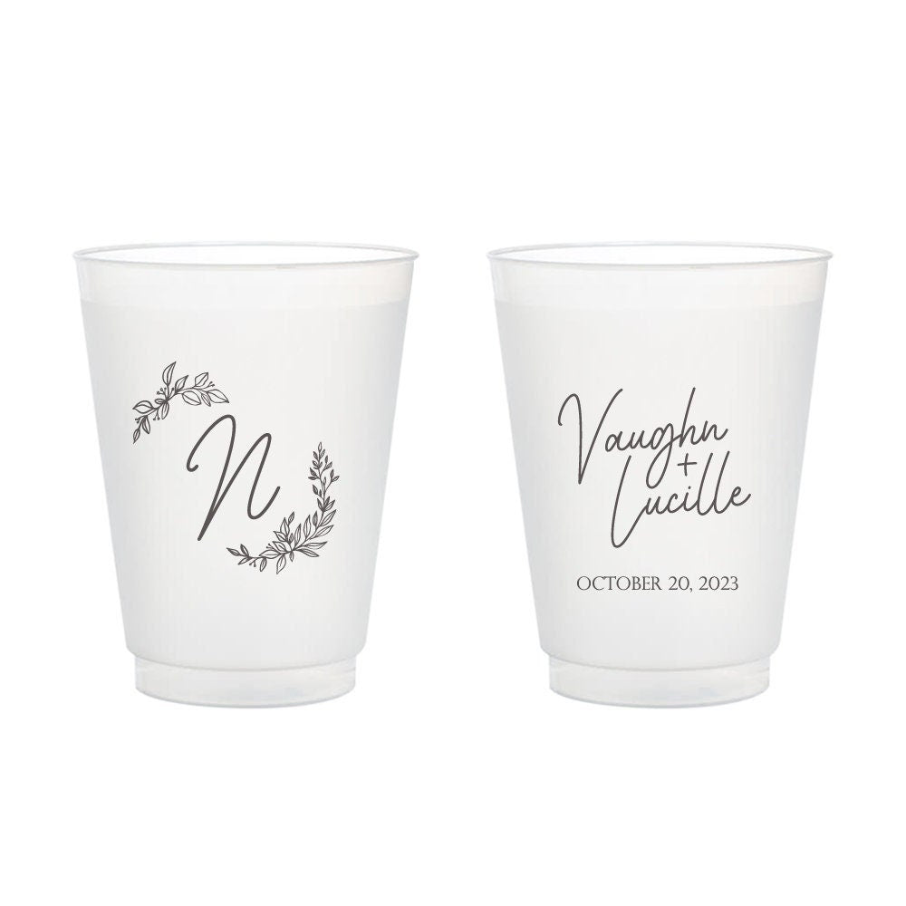 Plastic Cups Wedding Favors (369)
