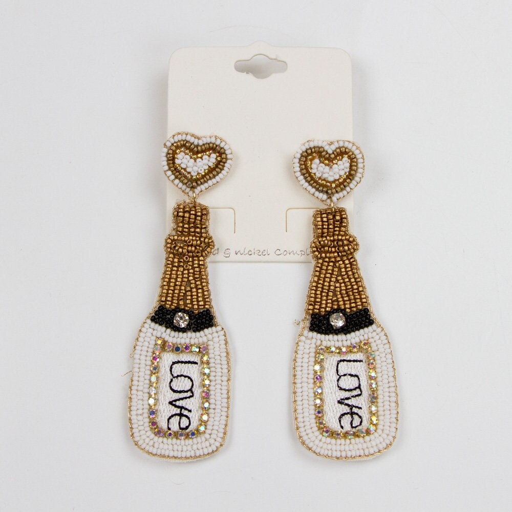Love Beaded Earrings