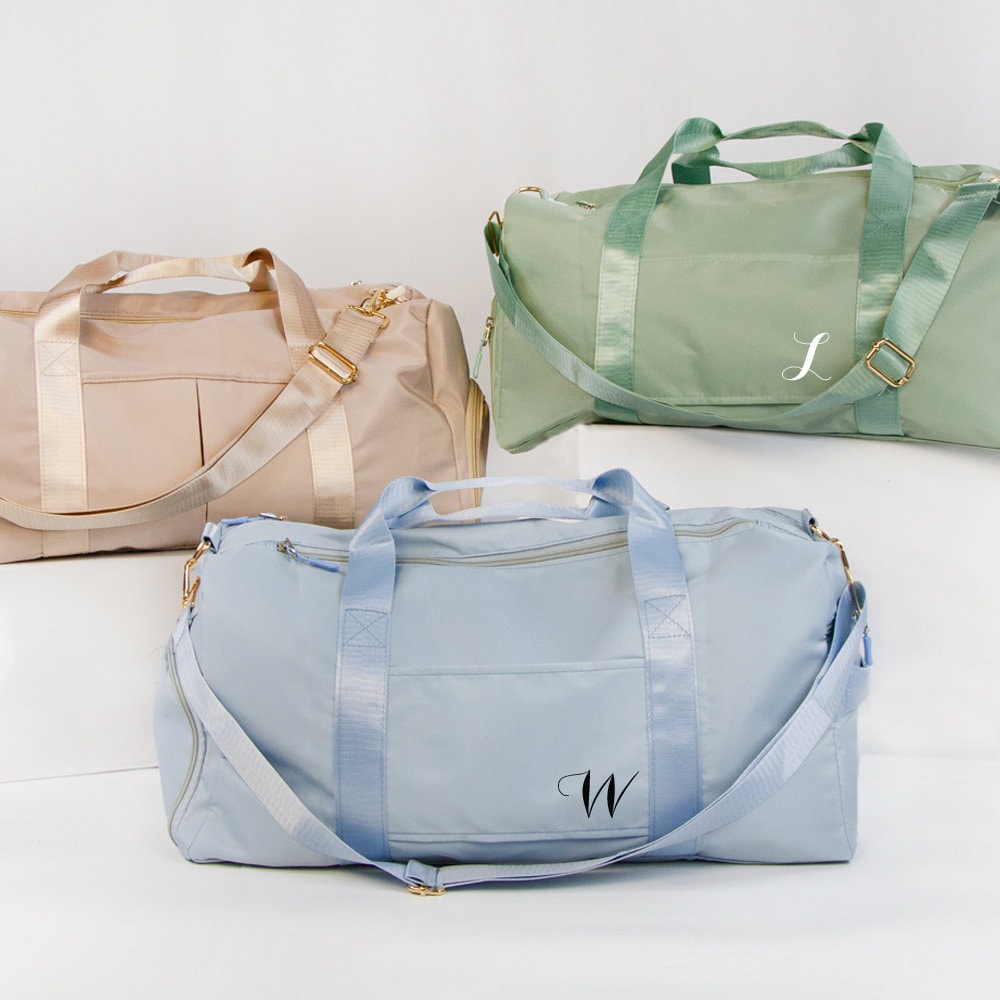 Monogrammed weekender bag online women's