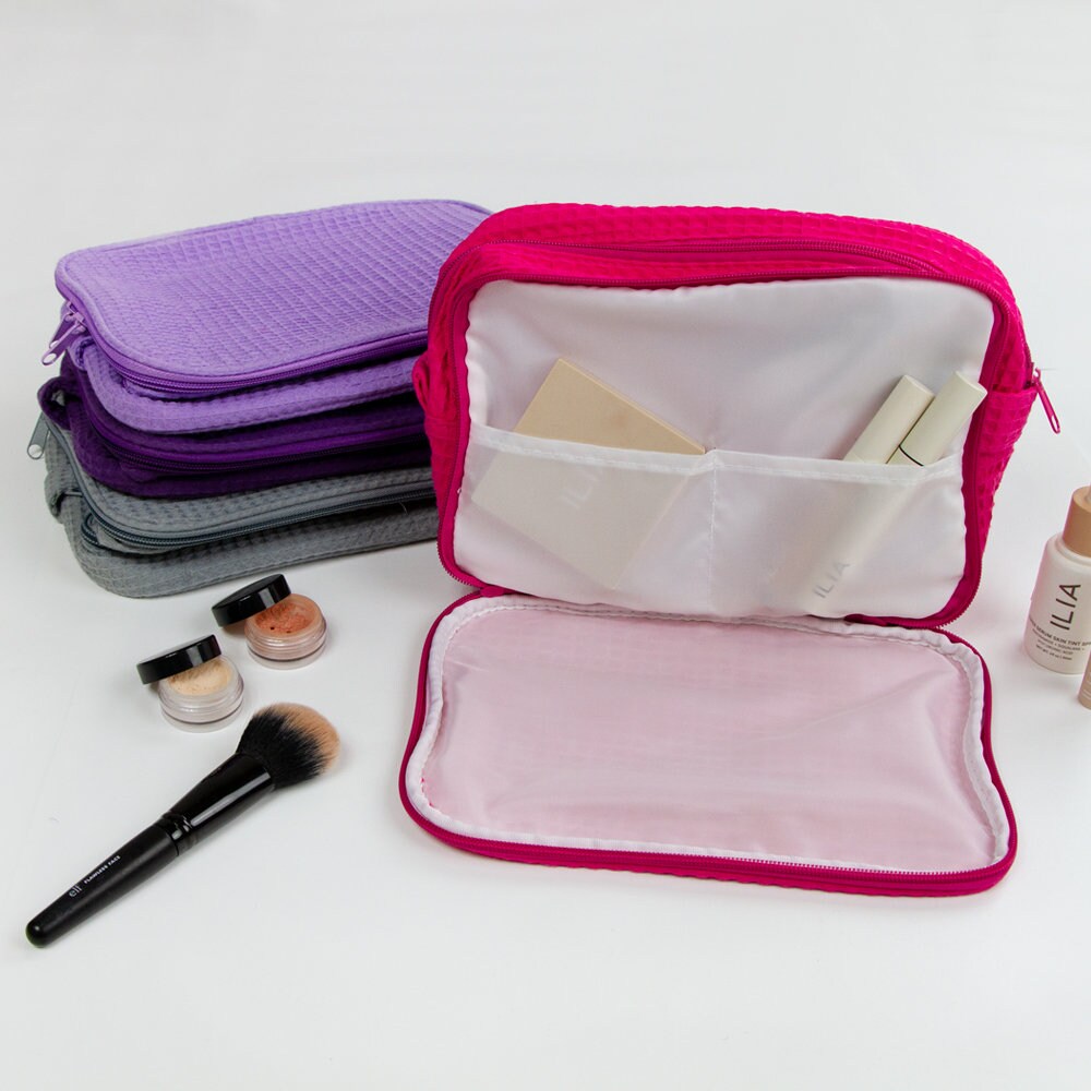 Embossed Personalized Makeup Bag