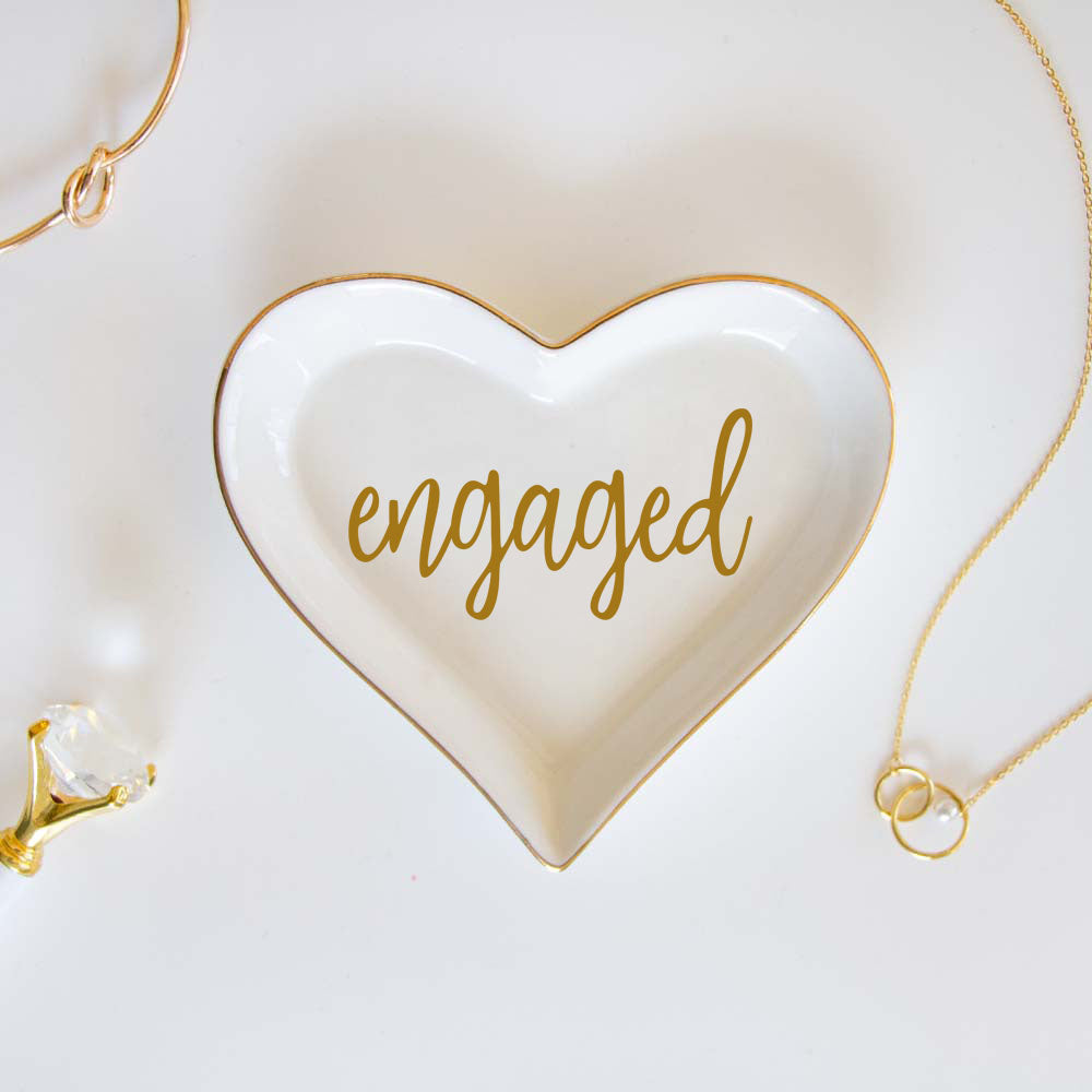 Trinket Tray Engagement Gift