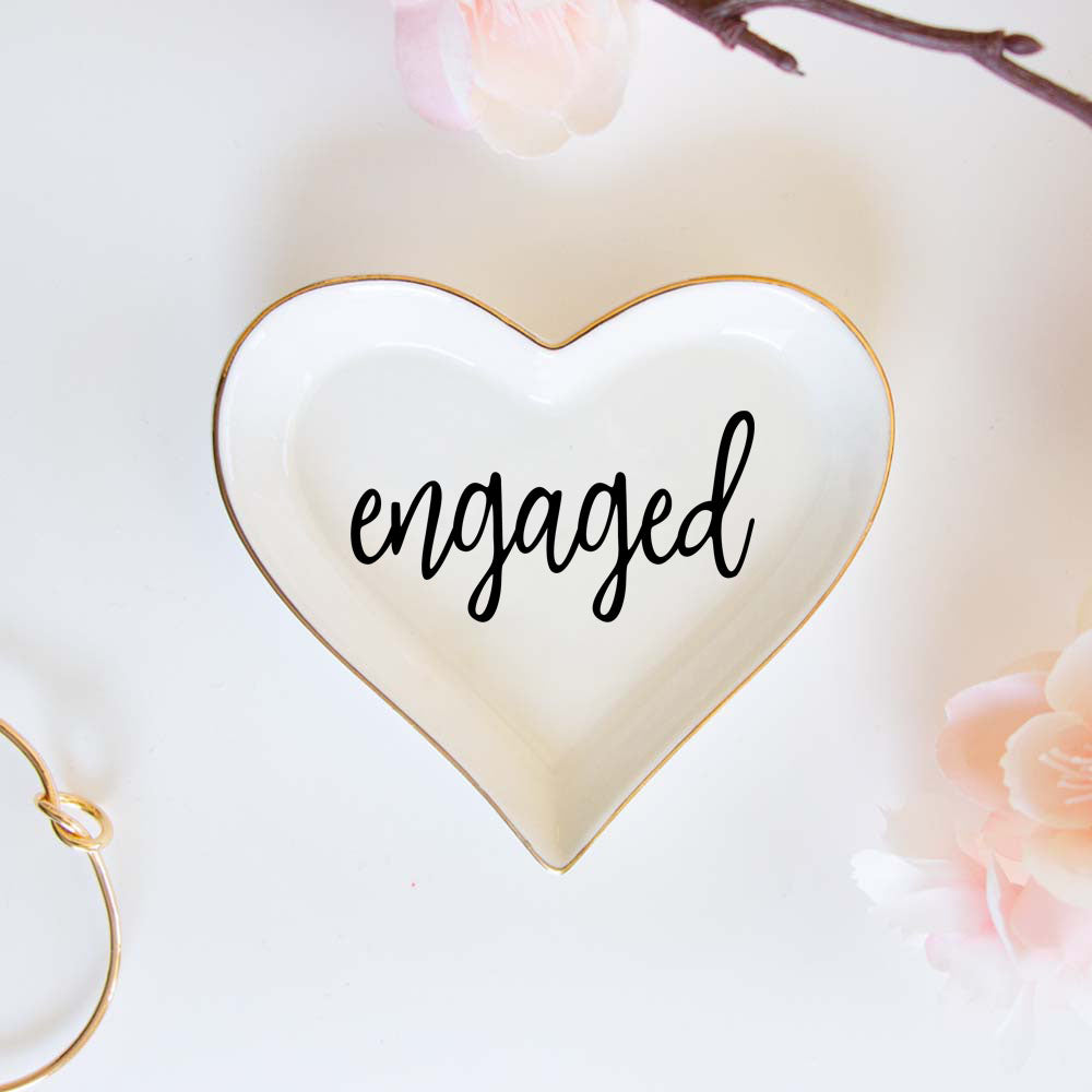 Trinket Tray Engagement Gift