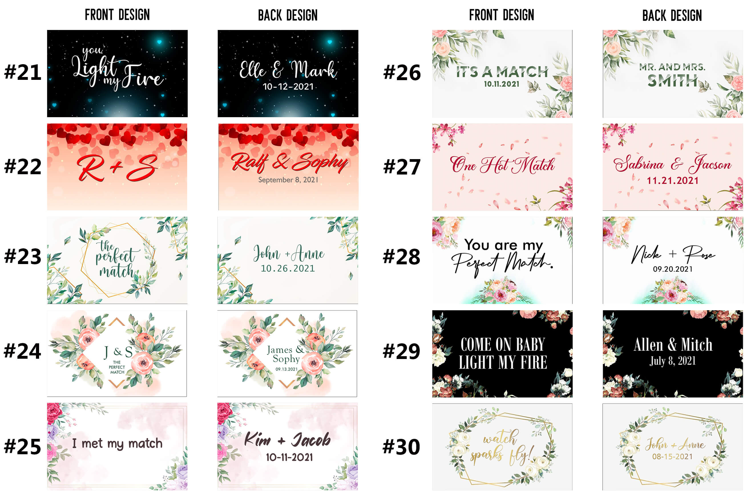 It's a Match Matchbox Wedding Favors