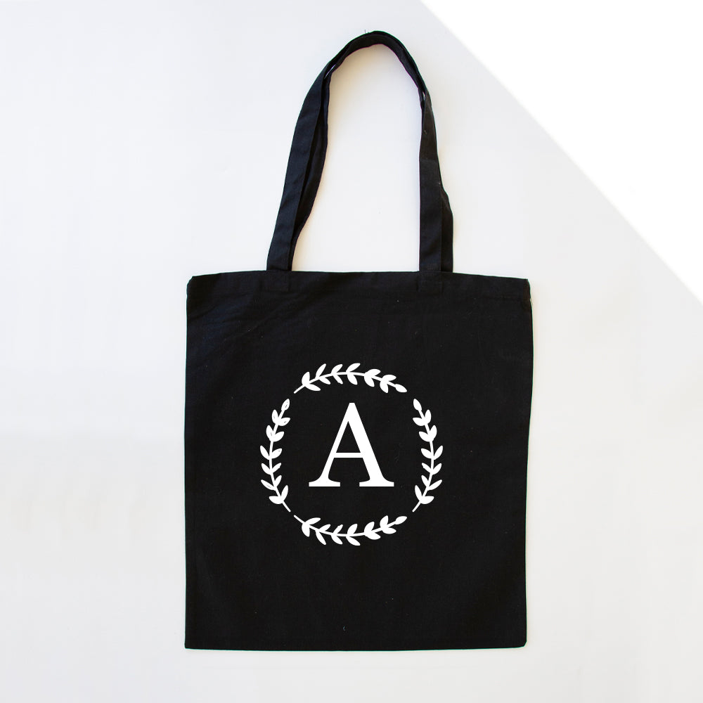 Custom Initial - Tote Bag