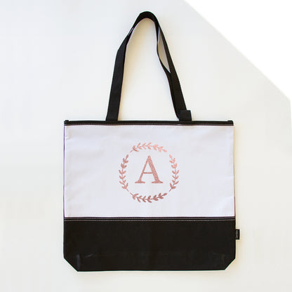 Custom Initial - Tote Bag
