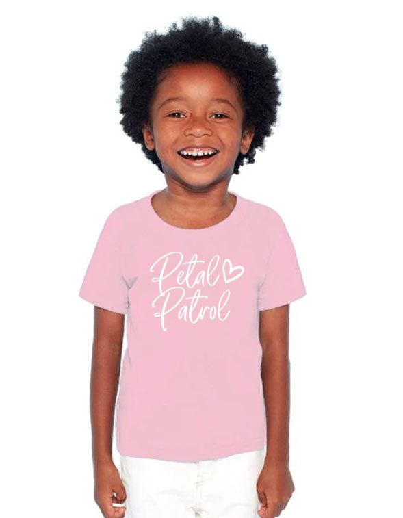 Petal Patrol Toddler Tee - Heart Style