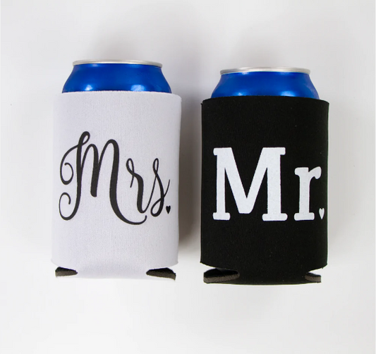 Wedding Favors - Mr. & Mrs. Koozies