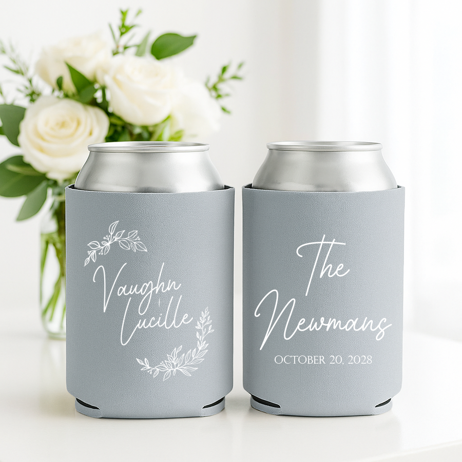 Two Wedding Can Coolers 