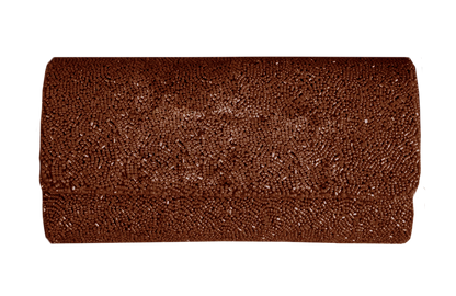 Personalized Hand Beaded Clutch (FOG)