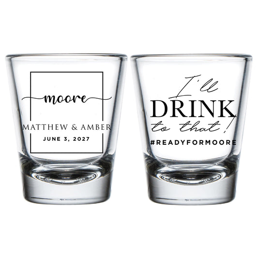 Wedding Party Shot Glasses (PK112)