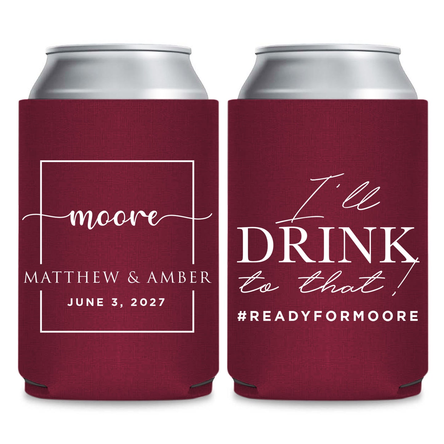 I'll Drink To That Wedding Can Cooler Favors (PK112)