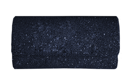 Personalized Hand Beaded Clutch (FOG)