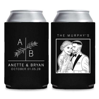 Couples Portraits and Photos Can Coolers
