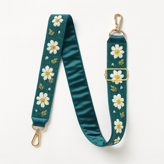 Floral and Beaded Camera/Purse Straps