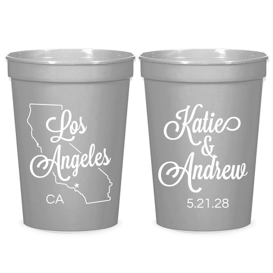 State Wedding Stadium Cups (PK148)