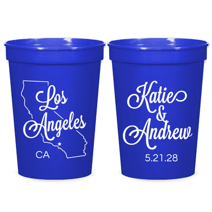 State Wedding Stadium Cups (PK148)