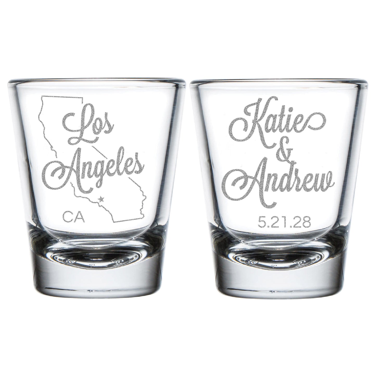 State Wedding Shot Glasses (PK148)