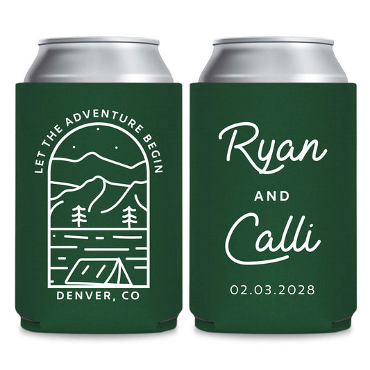Let The Adventure Begin Can Coolers (KT 154)