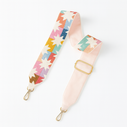 Multicolored Triangle Camera Strap