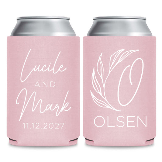 Personalized Stubby Holders for Weddings (PK171)