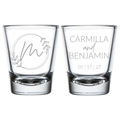 Personalized Wedding Shot Glasses (174)